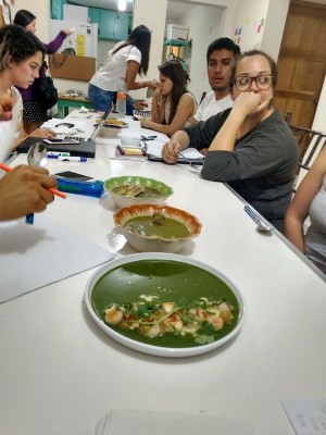 Se compararon las dos versiones de Verde Tabasqueño: la tradicional y la innovadora aplicando la fórmula obtenida. Los resultados fueron evaluados para su comparación.