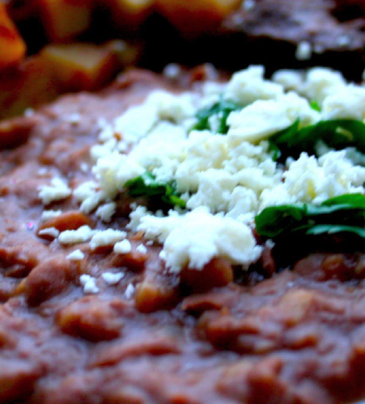 Aprende base de frijoles refritos